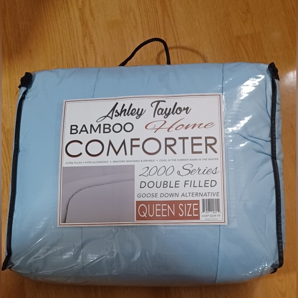 🆕NWT Ashley Taylor Bamboo Home Comforter